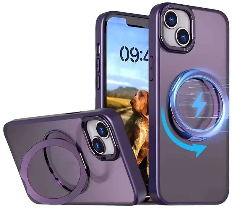 Mocco „Mag Ring“ besisukantis dėklas, skirtas „Apple iPhone 13“