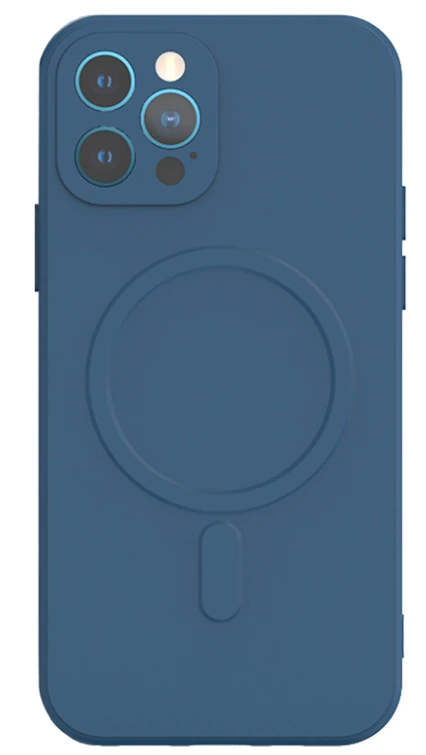 Mocco MagSilicone Soft Back Case Silikoninis dėklas for Apple iPhone 14 Plus Mėlyna