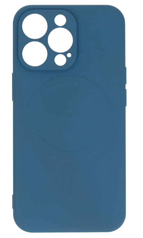 Mocco MagSilicone Soft Back Case Silikoninis dėklas for Apple iPhone 14 Plus Mėlyna