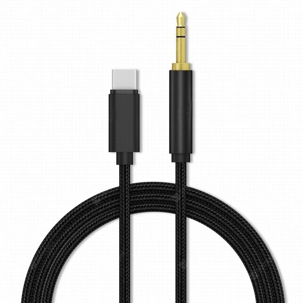 „Mocco Premium“ AUX kabelis USB-C -> 3,5 mm 1 m