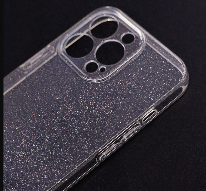 „Mocco Shine“ silikoninis dėklas, skirtas Apple iPhone 15 Pro, raudonas