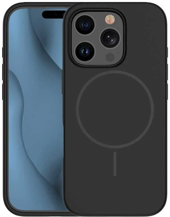 „Mocco“ plonas silikoninis dėklas, skirtas „Apple iPhone 16 Pro Max“.