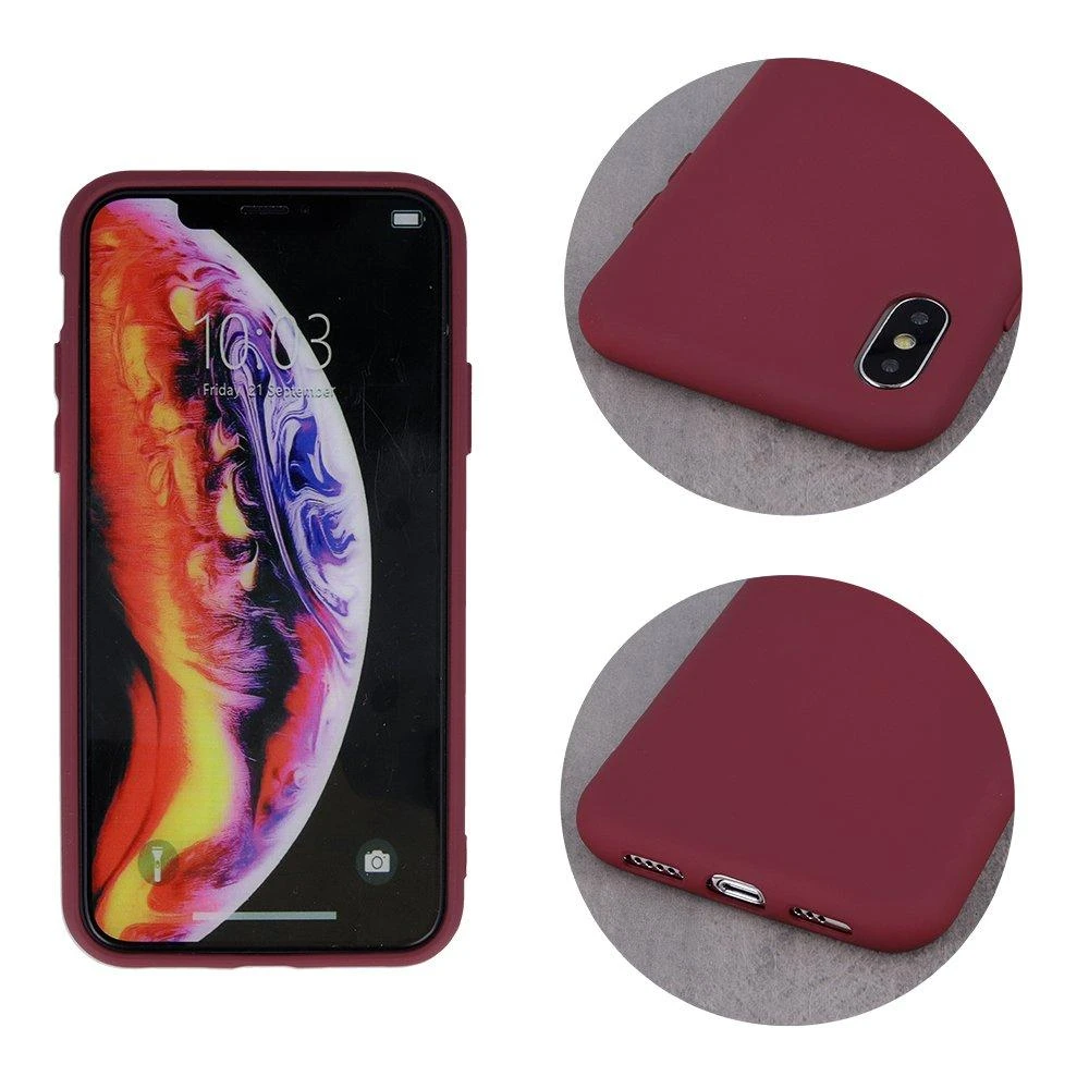 Mocco Silikoninis dėklas for Apple iPhone 12 Pro Max Burgundy