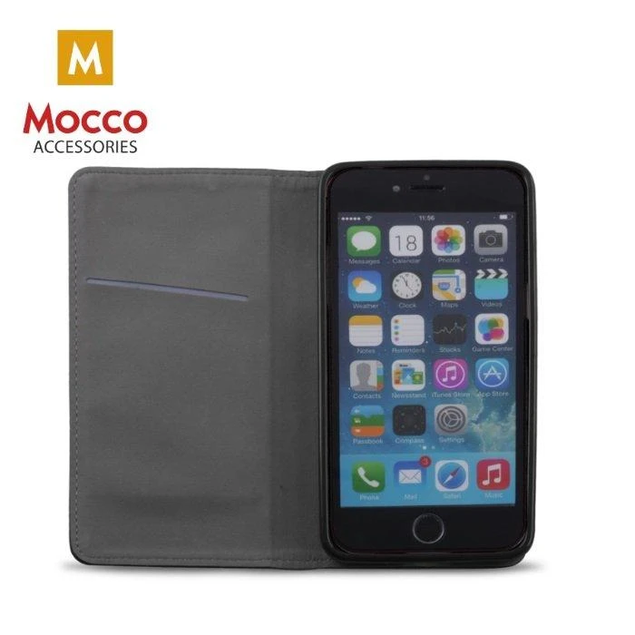 Mocco Smart Magnet Book atverčiamas dėklas skirtas Huawei Y7/Y7 Prime (2018), mėlynas
