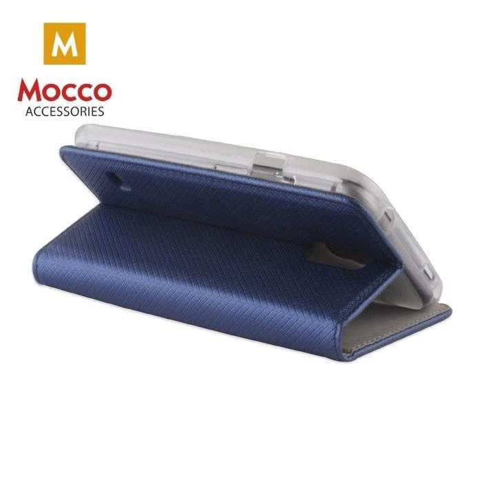 Mocco Smart Magnet Book atverčiamas dėklas skirtas Huawei Honor 5X, mėlynas