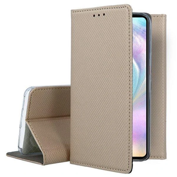 Mocco Smart Magnet Book atverčiamas dėklas skirtas Samsung M205 Galaxy M20, auksinis