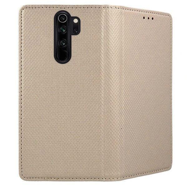 Mocco Smart Magnet Book atverčiamas dėklas skirtas Samsung Galaxy A21, auksinis