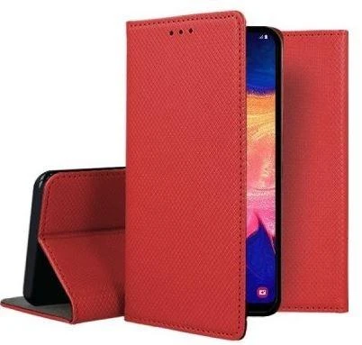 Mocco Smart Magnet Book atverčiamas dėklas skirtas Samsung Galaxy A13 5G, raudonas
