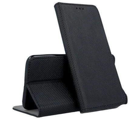Mocco Smart Magnet Book atverčiamas dėklas skirtas Samsung Galaxy S21 Plus, juodas
