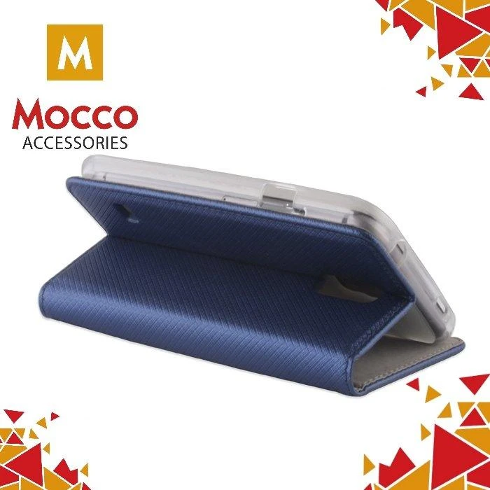 Mocco Smart Magnet Book atverčiamas dėklas skirtas Samsung J120 Galaxy J1 (2016), mėlynas
