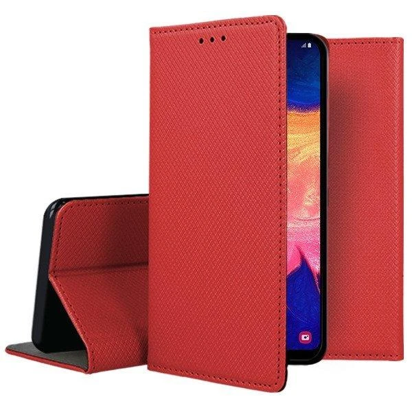 Mocco Smart Magnet Book atverčiamas dėklas skirtas Xiaomi Mi 10 / Mi 10 Pro, raudonas
