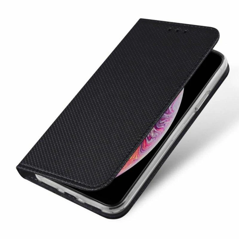 Mocco Smart Magnet Book atverčiamas dėklas skirtas Xiaomi Redmi Note 10 5G / Poco M3 Pro / M3 Pro 5G, juodas