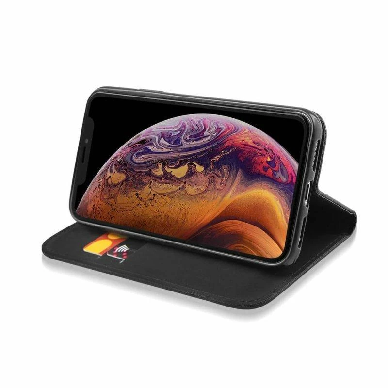 Mocco Smart Magnet Book atverčiamas dėklas skirtas Xiaomi Redmi Note 10 5G / Poco M3 Pro / M3 Pro 5G, juodas