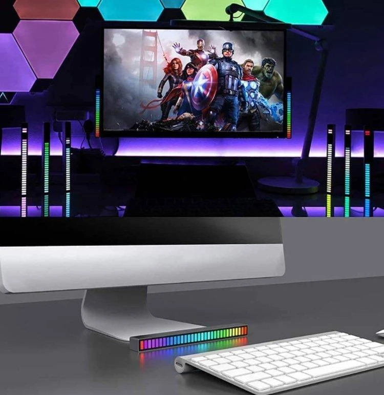 Mocco Smart Music Light skydelis su RGB apšvietimu