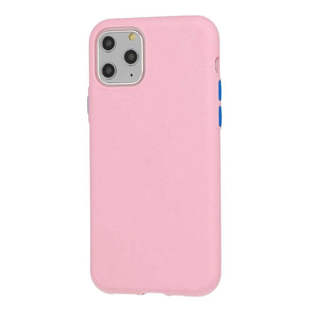 Dėklas Mocco Soft Kremas Silicone Back Case for Samsung Galaxy S21 Plus Light Rožinė