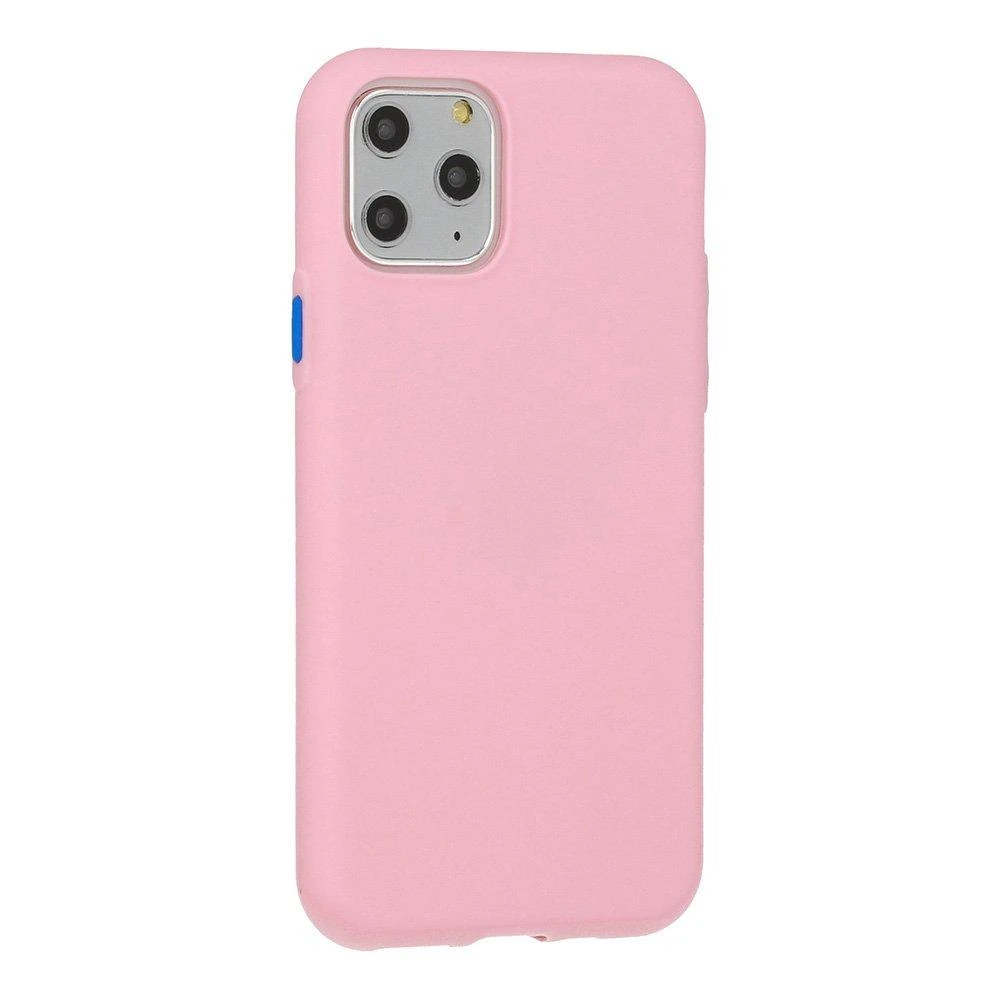 Dėklas Mocco Soft Kremas Silicone Back Case for Samsung Galaxy S21 Plus Light Rožinė