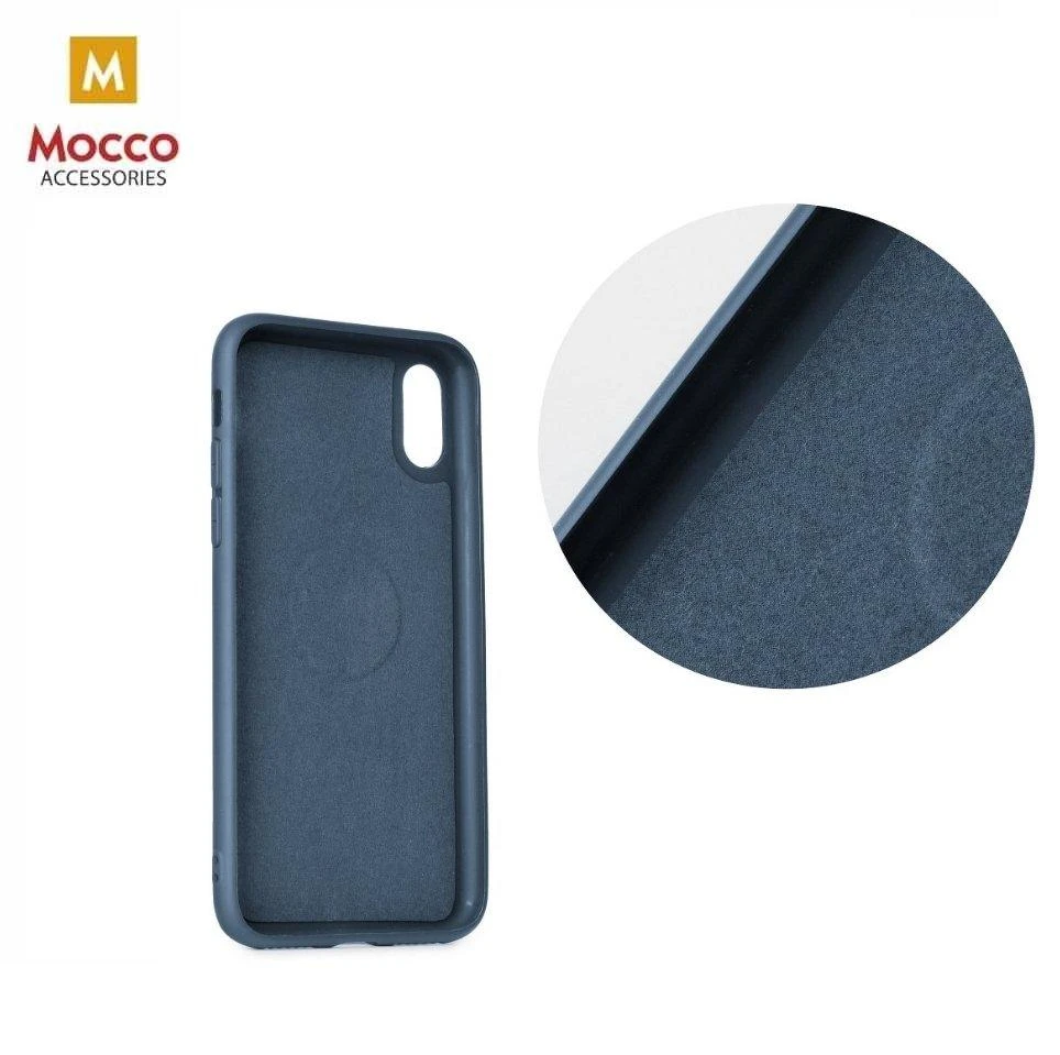 Mocco Soft Magnet Silikoninis dėklas With Built In Magnet For Holders for Samsung G950 Galaxy S8 Mėlyna