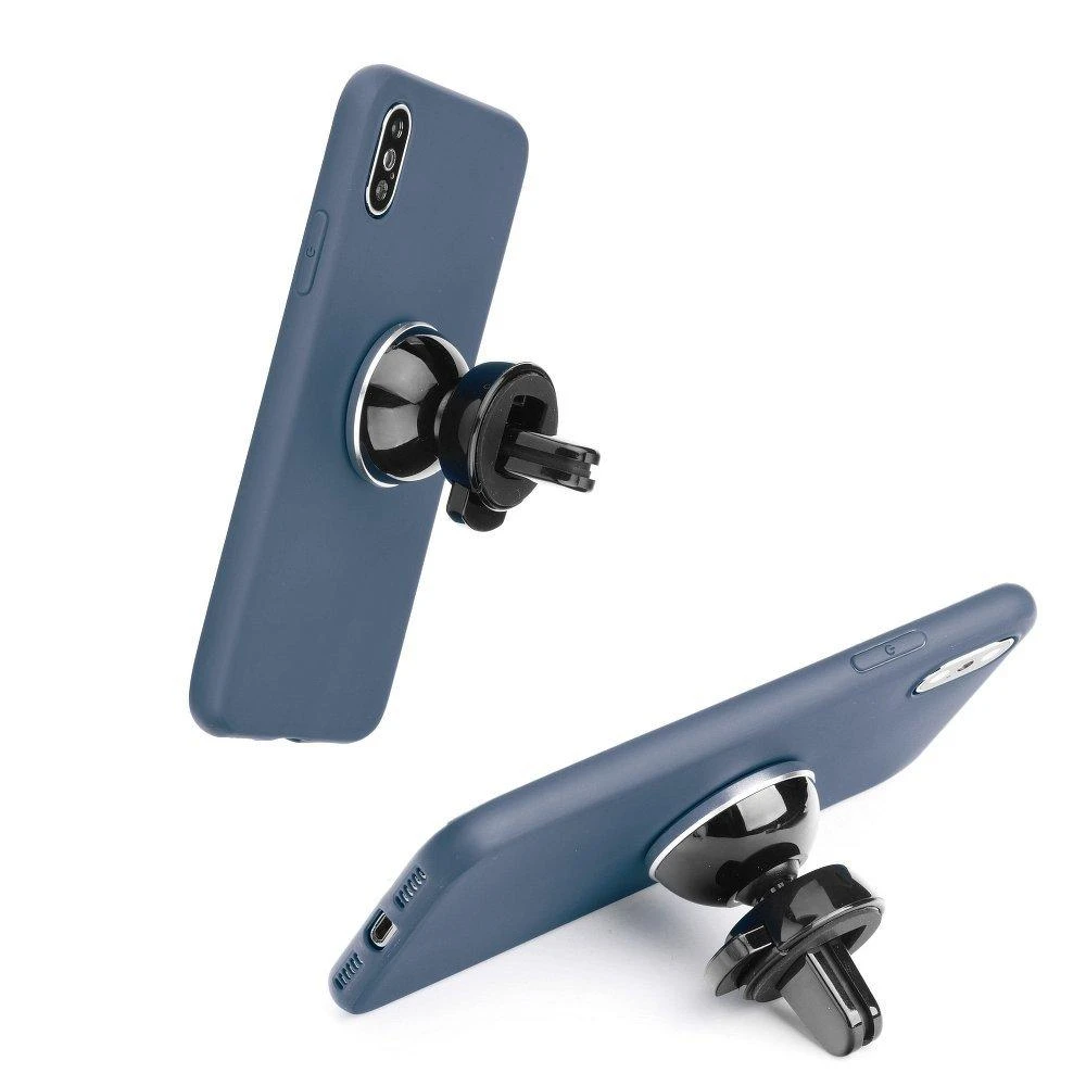 „Mocco“ minkštas magnetinis silikoninis dėklas su įmontuotu magnetu, skirtas „Samsung J530 Galaxy J5 (2017)“ laikikliams, mėlynas