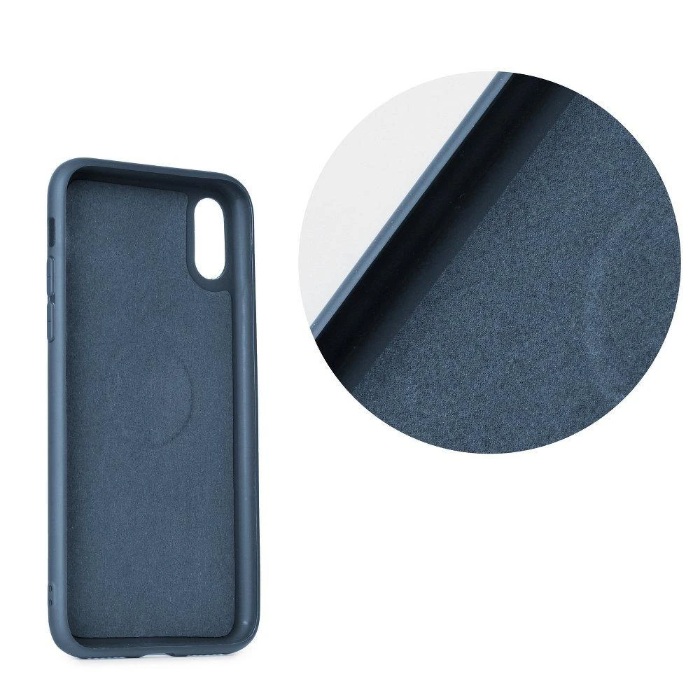 „Mocco“ minkštas magnetinis silikoninis dėklas su įmontuotu magnetu, skirtas „Samsung J530 Galaxy J5 (2017)“ laikikliams, mėlynas