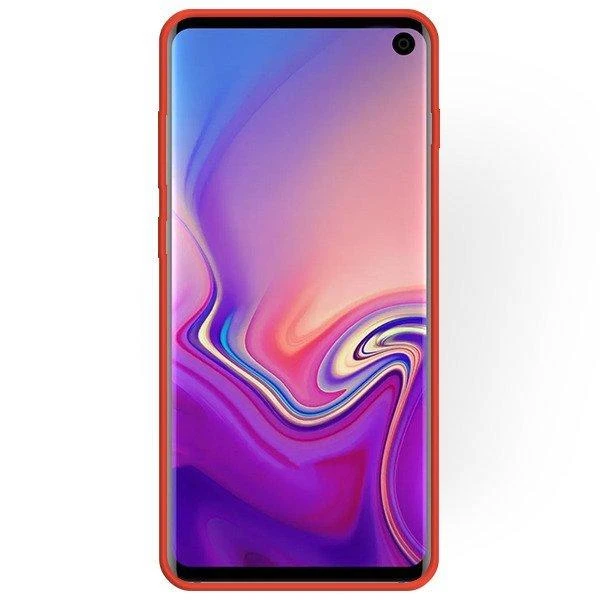 Mocco Soft Magnet Silikoninis dėklas With Built In Magnet For Holders for Samsung A705 Galaxy A70 Raudona