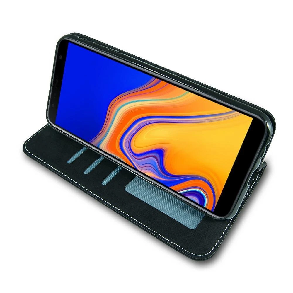 Mocco Suede atverčiamas dėklas skirtas Samsung A305 Galaxy A30, juodas