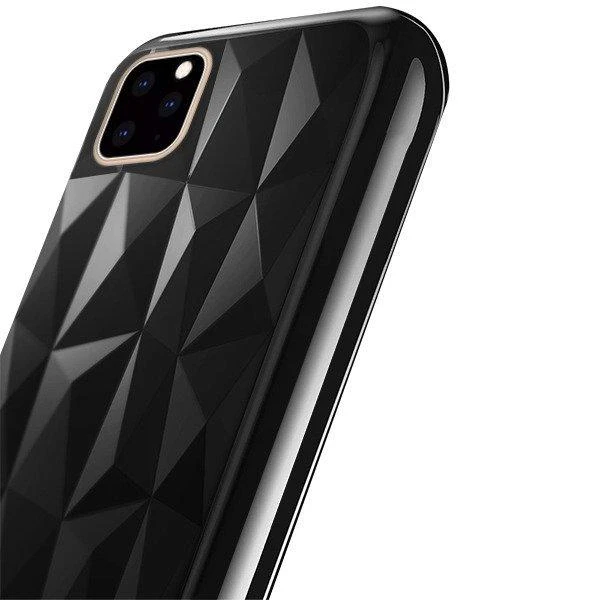 Mocco Trendy Diamonds silikoninis dėklas skirtas Apple iPhone 11 Pro, juodas