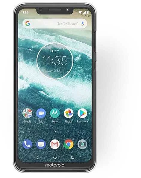 Mocco Ultra Back 0.3 mm silikoninis dėklas skirtas Motorola One / P30 Play, skaidrus