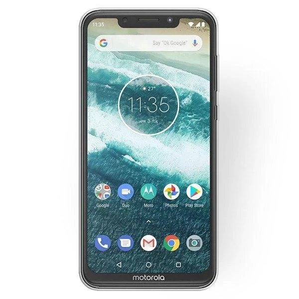 Mocco Ultra Back 0.3 mm silikoninis dėklas skirtas Motorola One / P30 Play, skaidrus