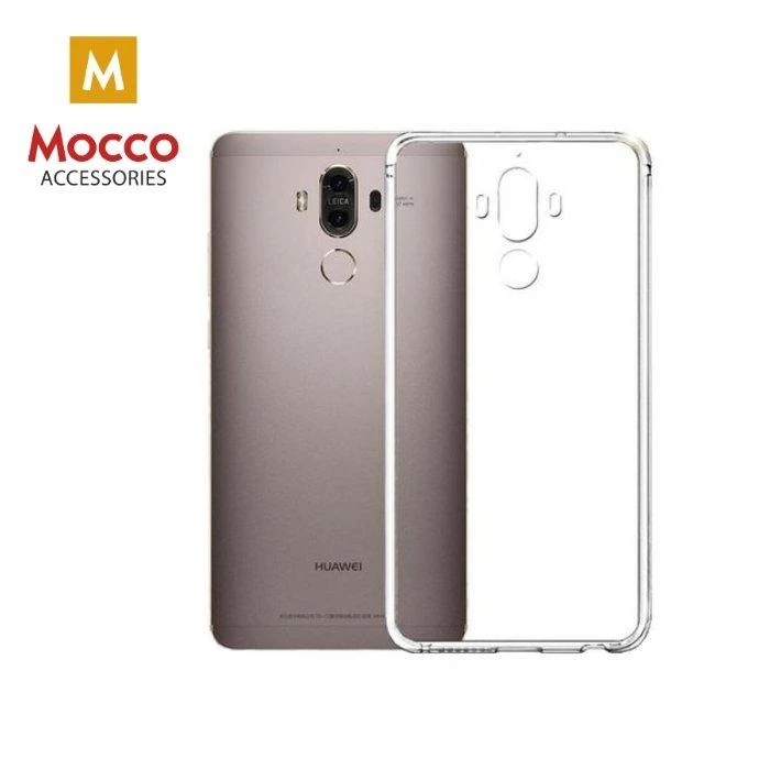 Mocco Ultra Back 0.3 mm silikoninis dėklas skirtas Samsung A730 Galaxy A8 Plus (2018), skaidrus