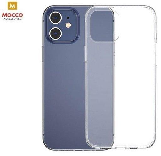 Mocco Ultra Back 1 mm silikoninis dėklas skirtas Apple iPhone 12 / 12 Pro, skaidrus