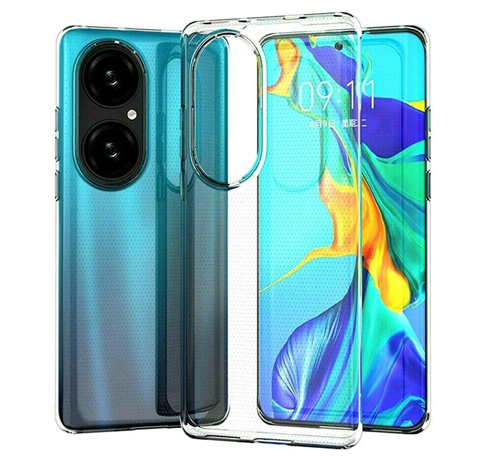 Mocco Ultra Back Case 1 mm Silikoninis dėklas for Huawei P50 Transparent