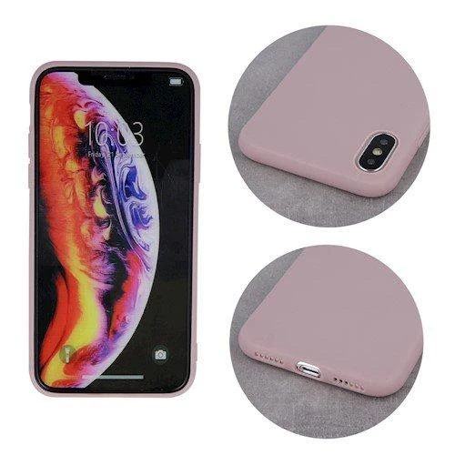 Mocco Ultra Slim Soft Matte 0.3 mm silikoninis dėklas skirtas Apple iPhone 11 Pro Max, rožinis