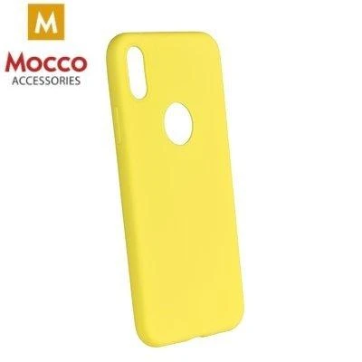 Mocco Ultra Slim Soft Matte 0.3 mm silikoninis dėklas skirtas Huawei Mate 10 Lite, geltonas