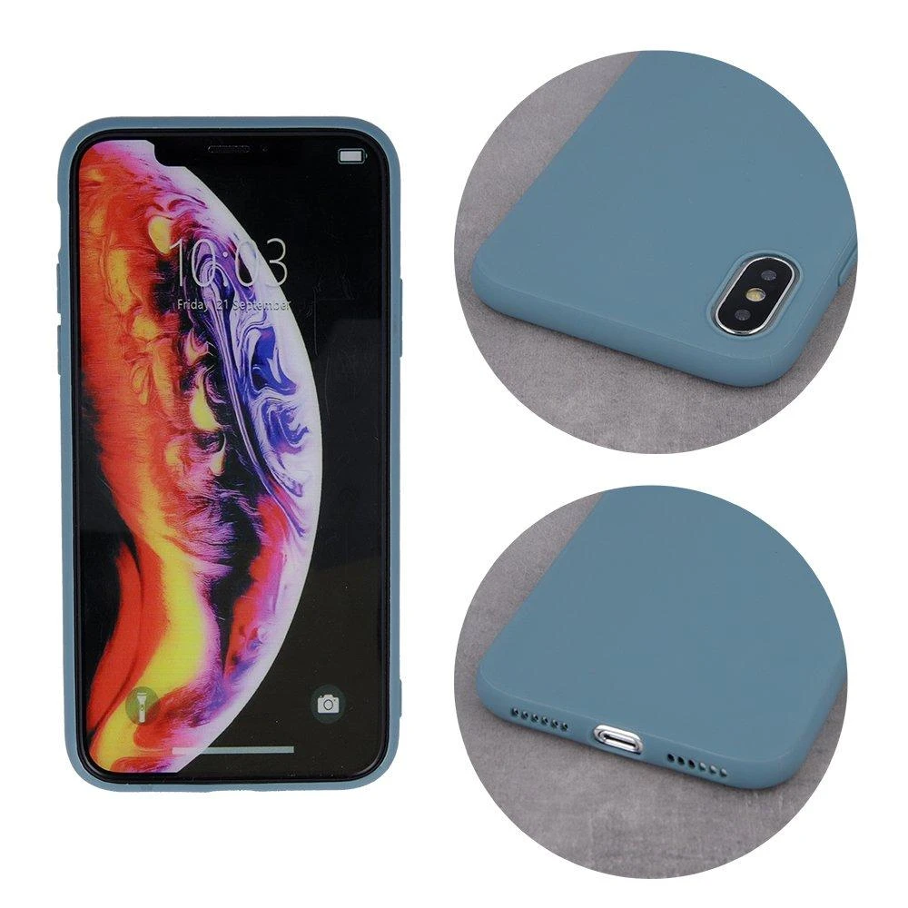 Mocco Ultra Slim Soft Matte 0.3 mm silikoninis dėklas skirtas Apple iPhone 11 Pro, šviesiai mėlynas