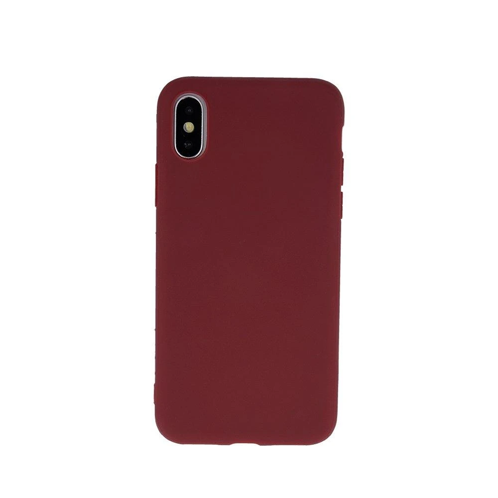 Mocco Ultra Slim Soft Matte 0.3 mm silikoninis dėklas skirtas Xiaomi Mi Note 10 / Mi Note 10 Pro / Mi CC9, tamsiai raudonas