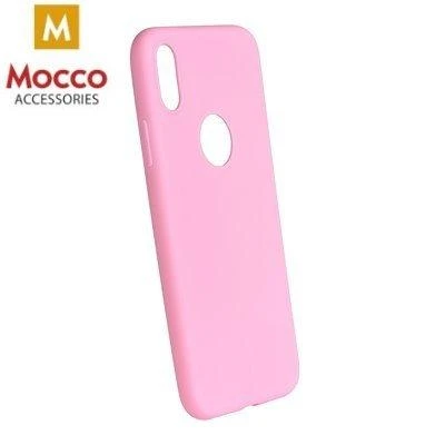 Mocco Ultra Slim Soft Matte 0.3 mm silikoninis dėklas skirtas Huawei Mate 10 Lite, rožinis