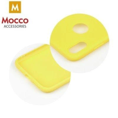 Mocco Ultra Slim Soft Matte 0.3 mm silikoninis dėklas skirtas Huawei Mate 10 Lite, geltonas