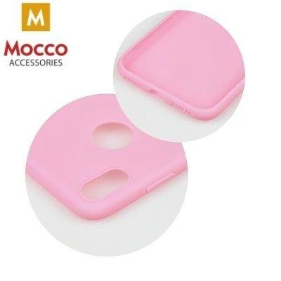 Mocco Ultra Slim Soft Matte 0.3 mm silikoninis dėklas skirtas Huawei Mate 10 Lite, rožinis