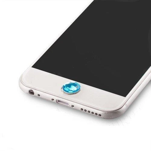 Mocco Universalus namų mygtuko lipdukas, dekoruotas Apple iPhone / iPad, mėlynas