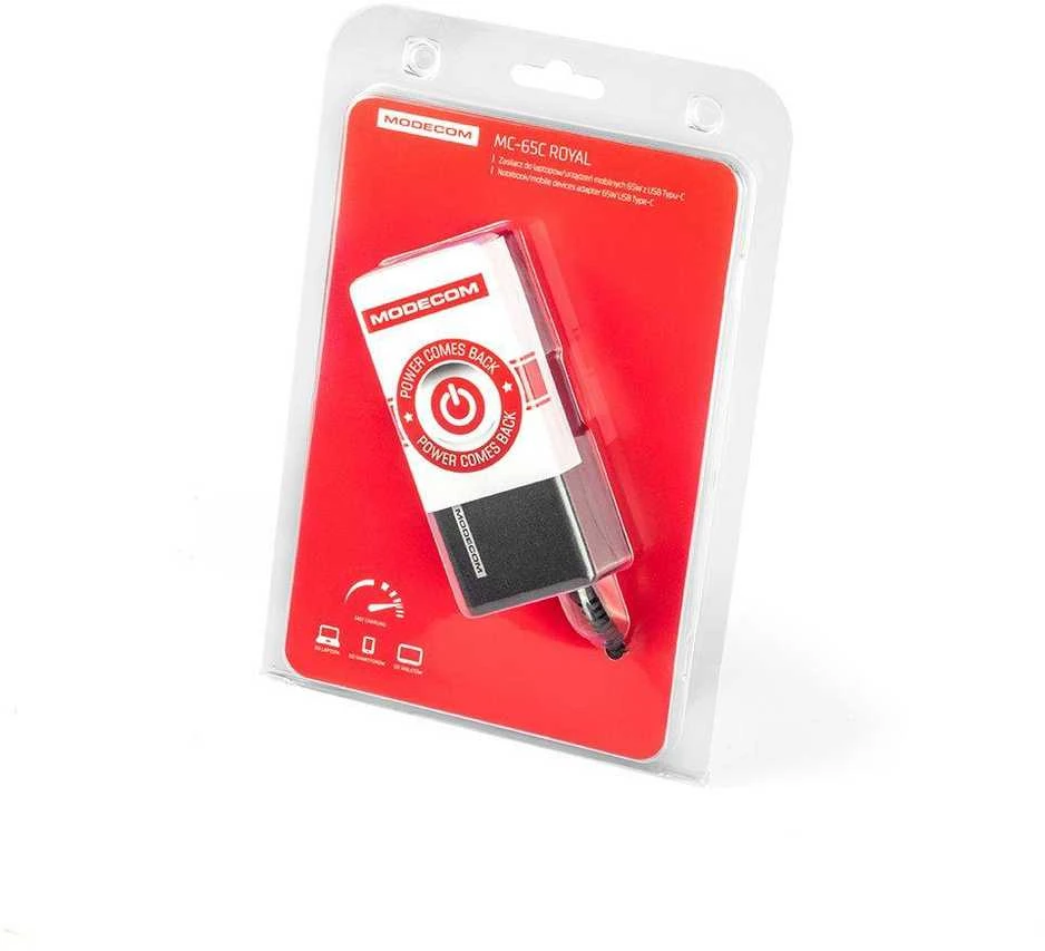 Nešiojamojo kompiuterio maitinimo adapteris Modecom 87 W, USB-C, 4.2 A, 20 V (ZL-MC-87C-A10)