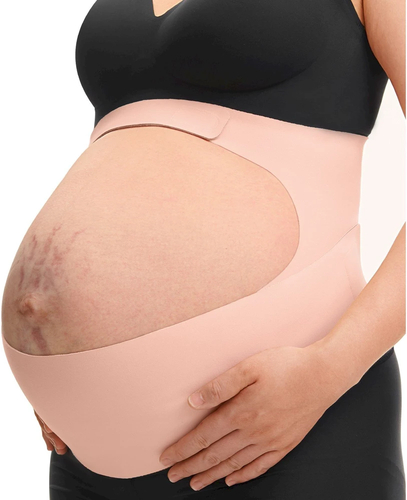 Momcozy nėščiųjų diržas austrių rožinė dydis XL