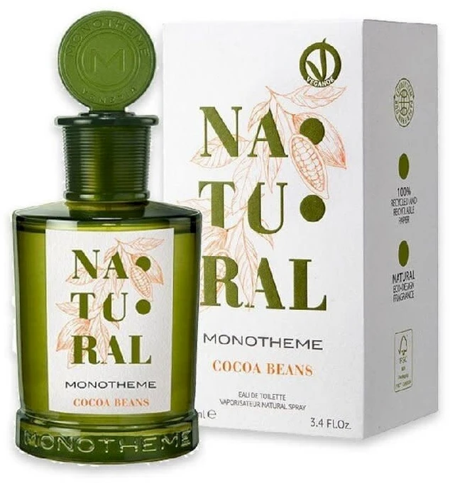 Monotheme Natural Cocoa Beans EDT tualetinis vanduo unisex, 100 ml