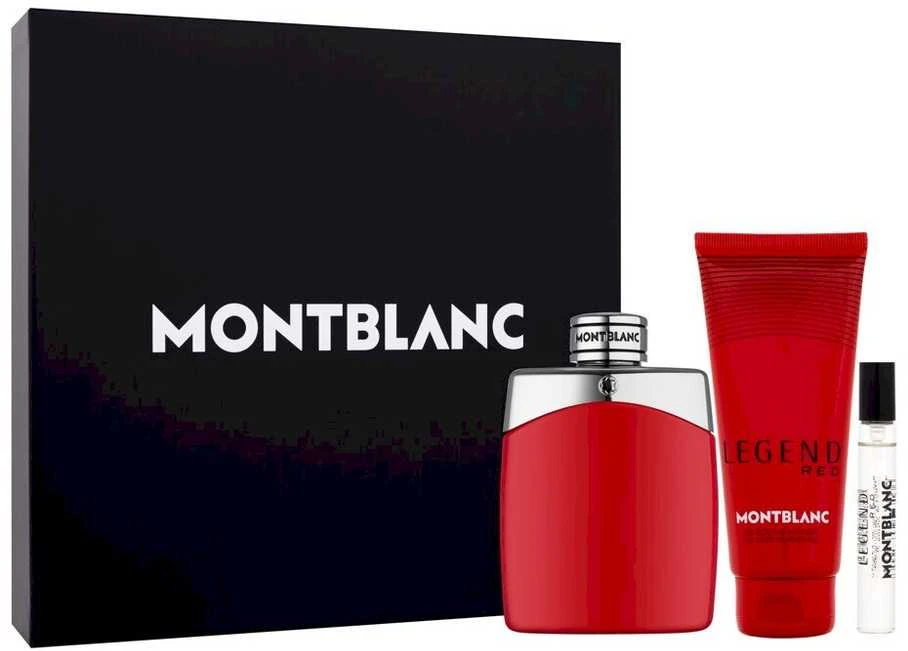 Mont Blanc Montblanc Legend Raudona Eau De Perfume Purškiklis, 100 ml Set 3 Pieces