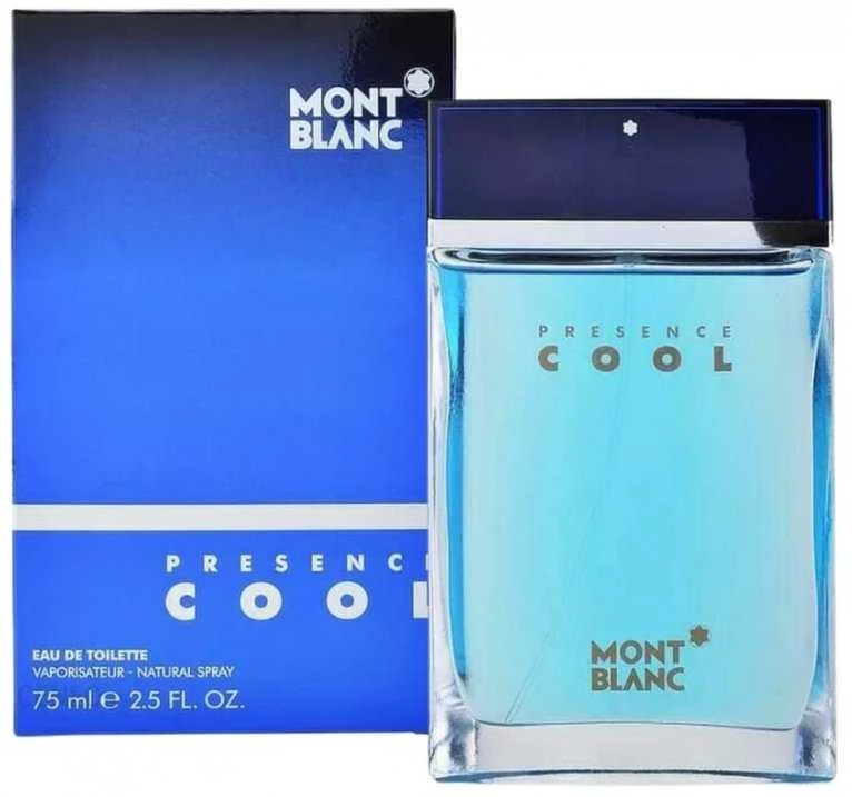 Mont Blanc Presence Cool EDT tualetinis vanduo vyrams, 75 ml