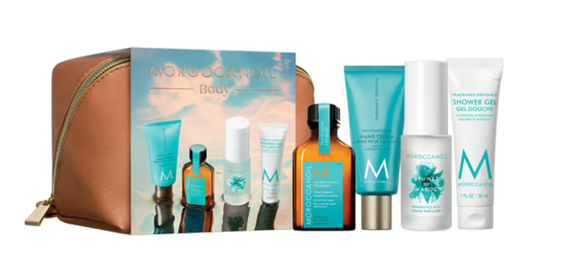 Moroccanoil Body Travel Set kelioninis plaukų ir kūno priežiūros priemonių rinkinys