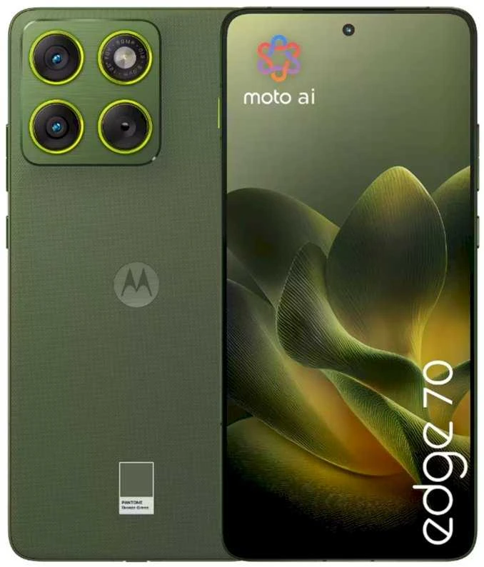 Motorola Edge 70 6.7" Dviguba SIM kortelė Android 16 USB Type-C 12 GB 512 GB 4800 mAh Žalias