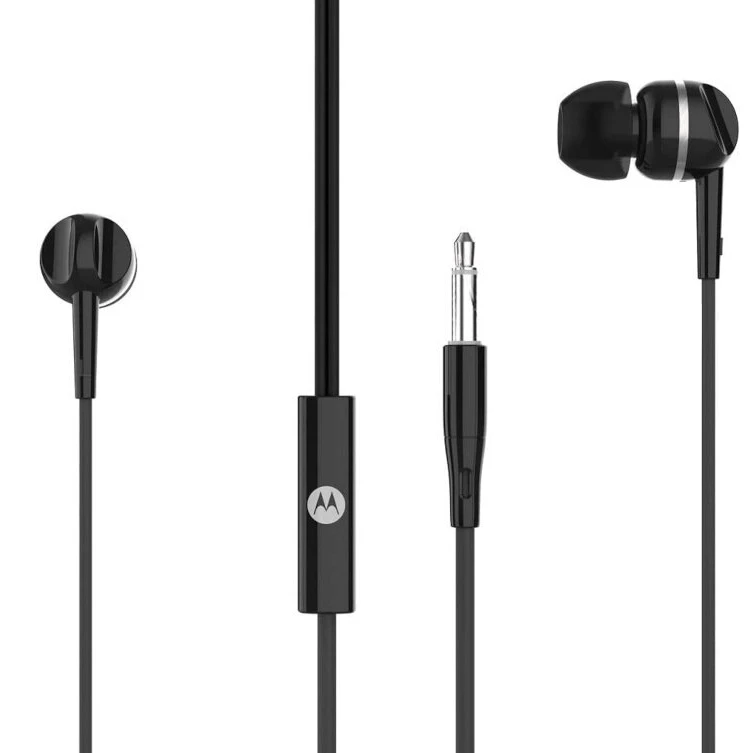 Ausinės Motorola Pace 105 3.5 mm, Juodas, Su mikrofonu