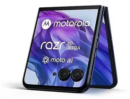 Motorola razr 50 Ultra 12 / 512GB tamsiai mėlyna, modelis