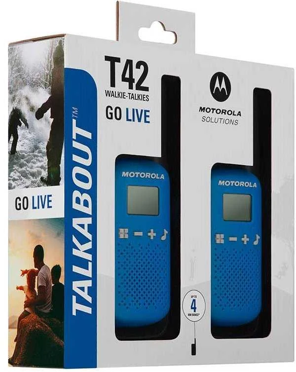 Radijo stotelė - racija MOTOROLA Talkabout T42 Mėlyna 2 vnt.