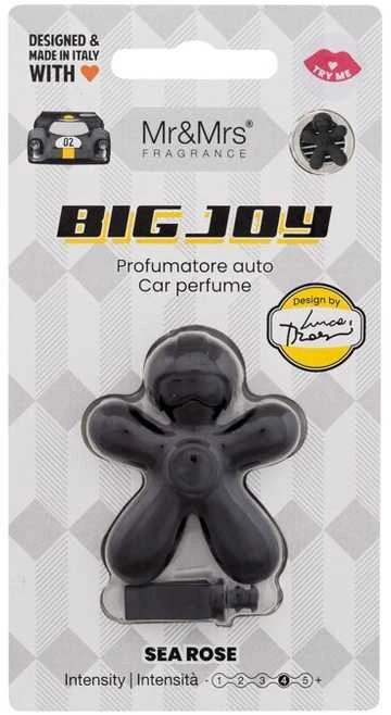 Mr&Mrs Fragrance Big Joy Sea Rose Juodas - vůně do auta automobilio gaiviklis